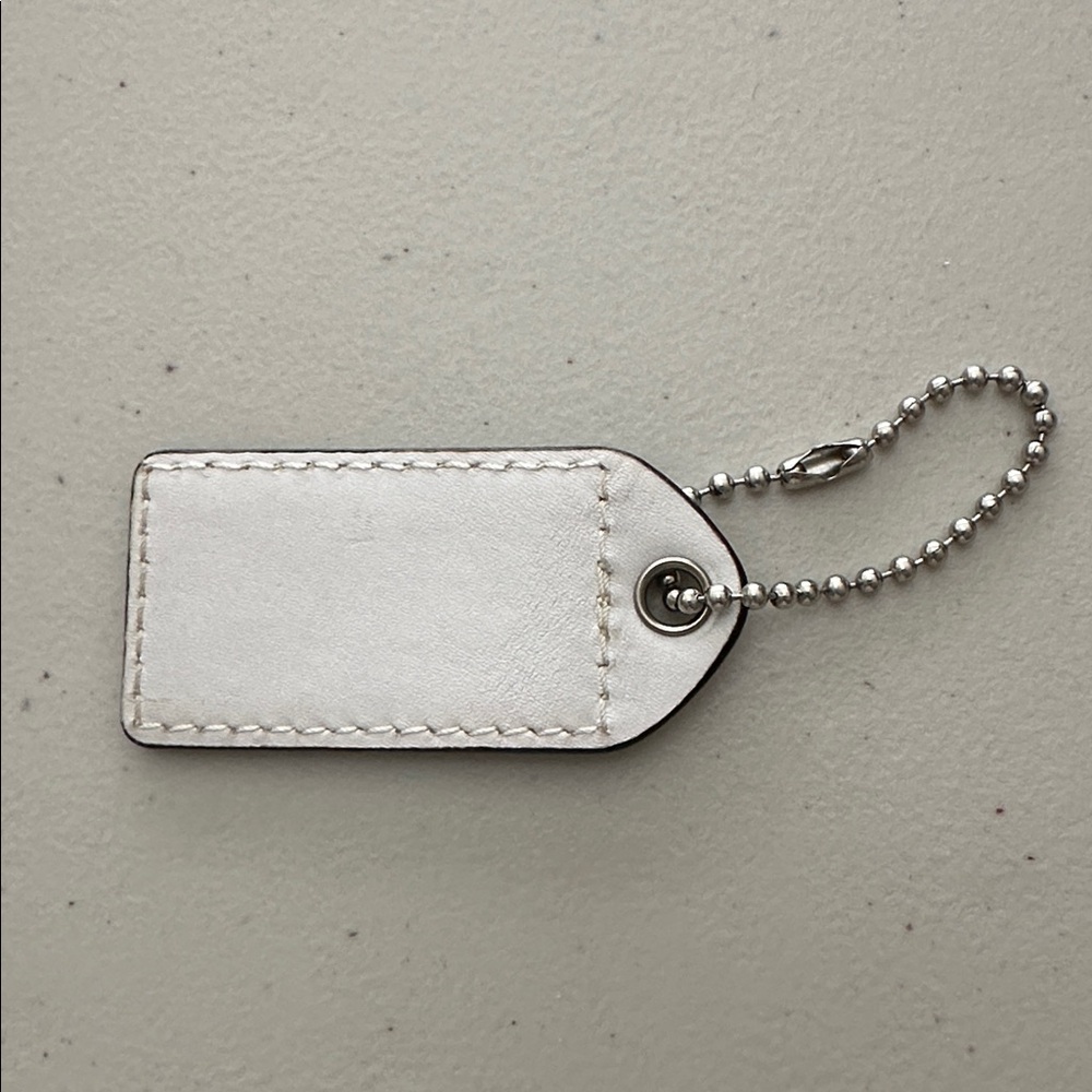Coach Teal and White hang Tag - Picture 2 of 3